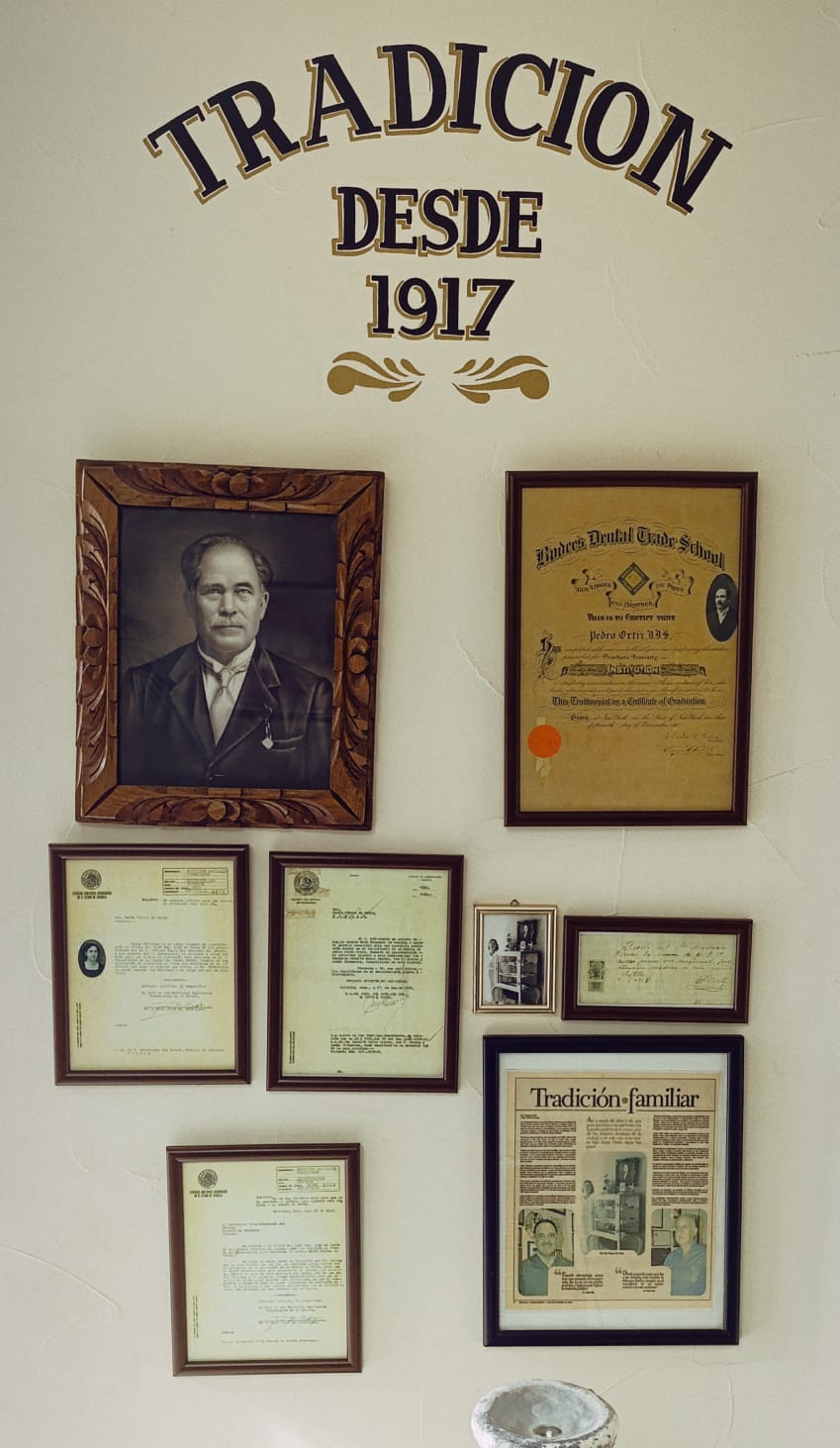 Tradición odontológica de la familia Ortiz en Saltillo desde 1917